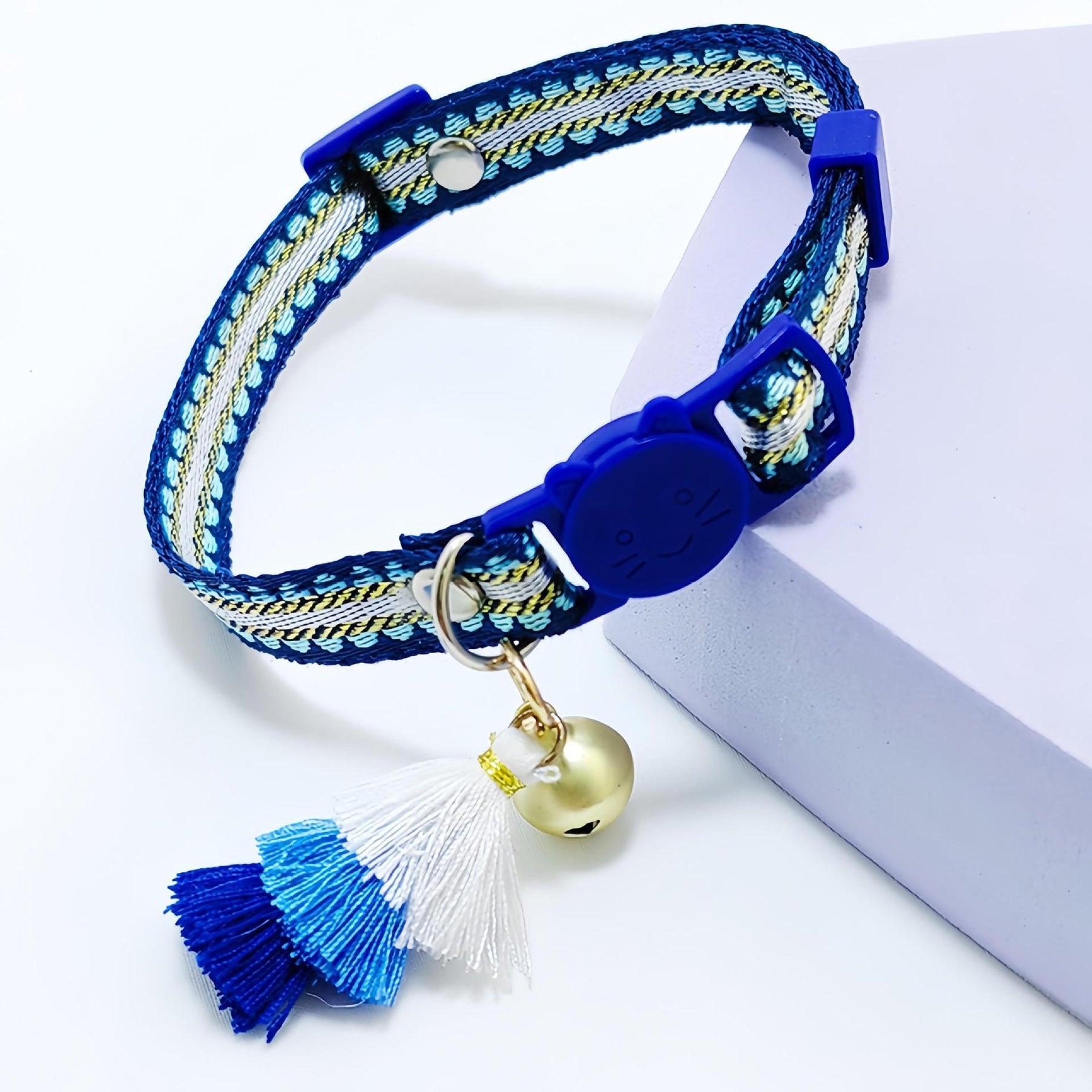 Mokka - Collier pour chat brodé