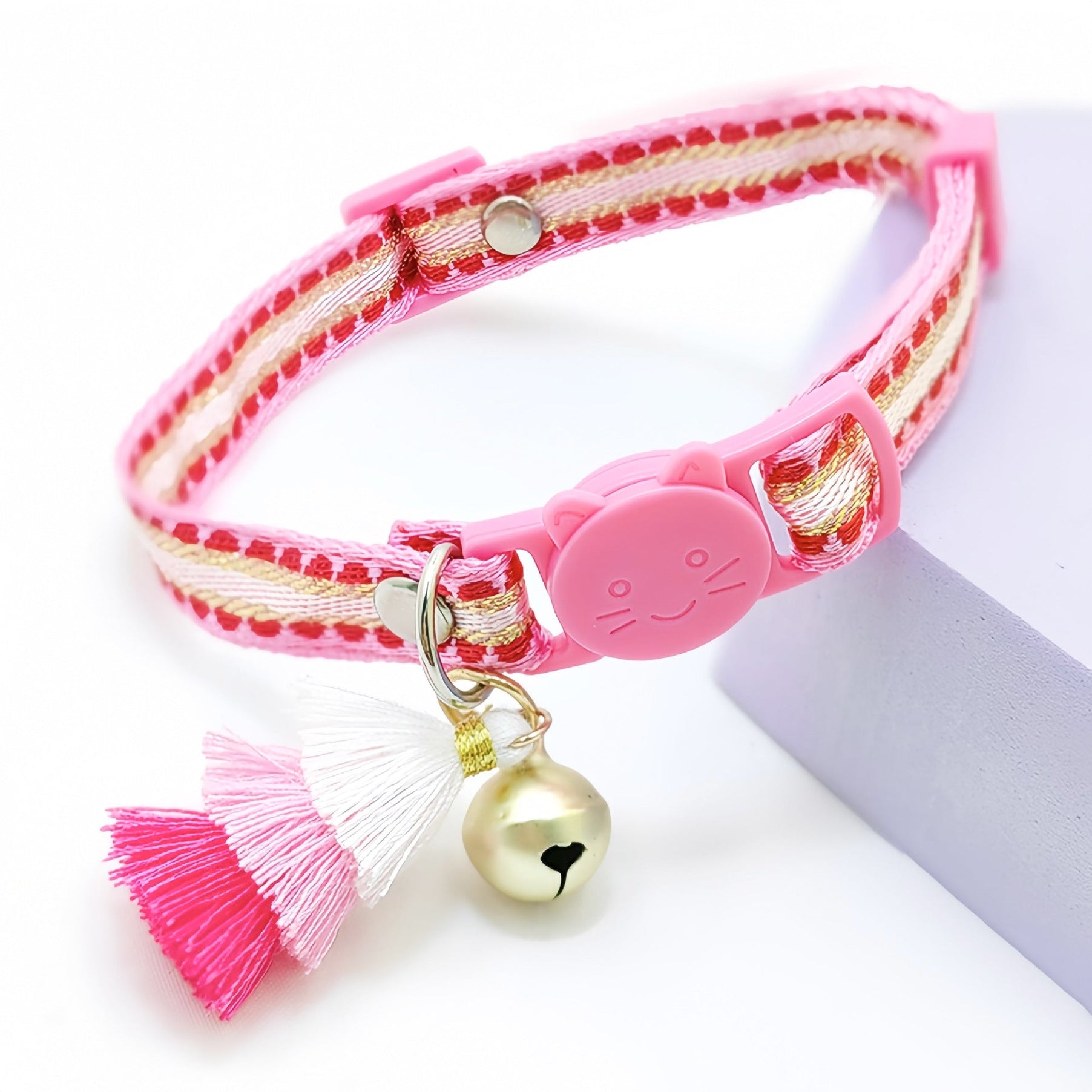 Mokka - Collier pour chat brodé