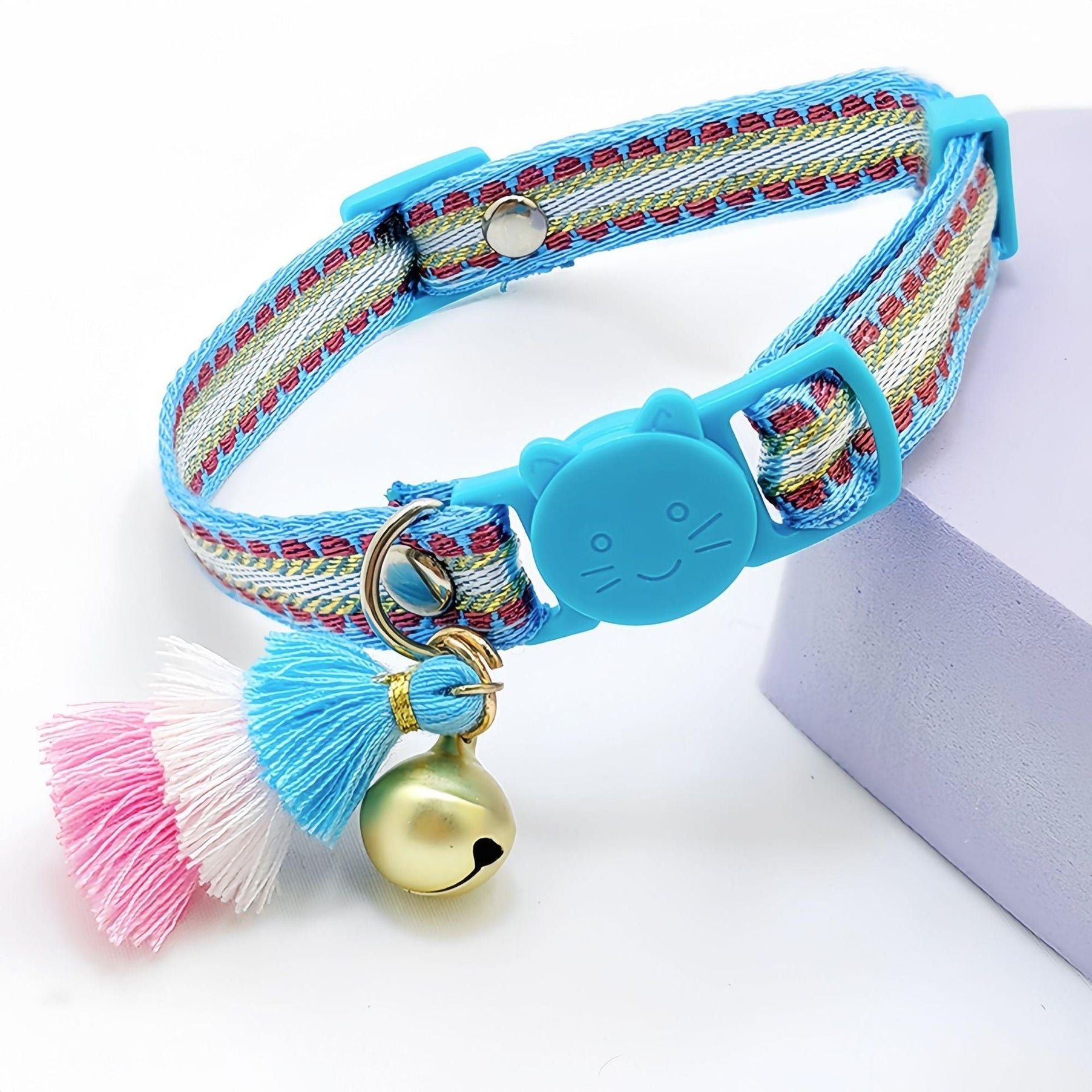 Mokka - Collier pour chat brodé