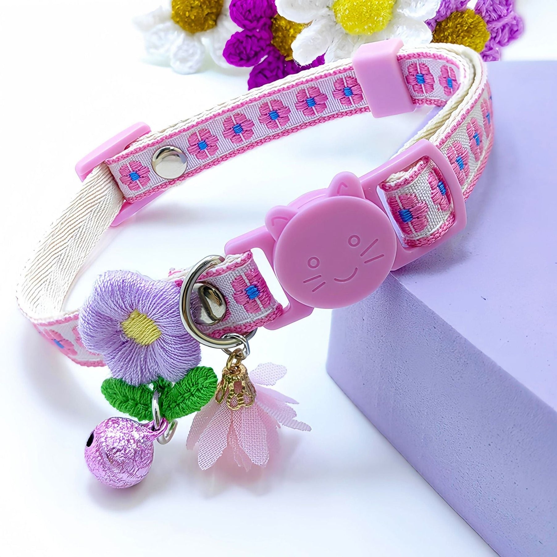 Mokka - Collier pour chat Charme Floral