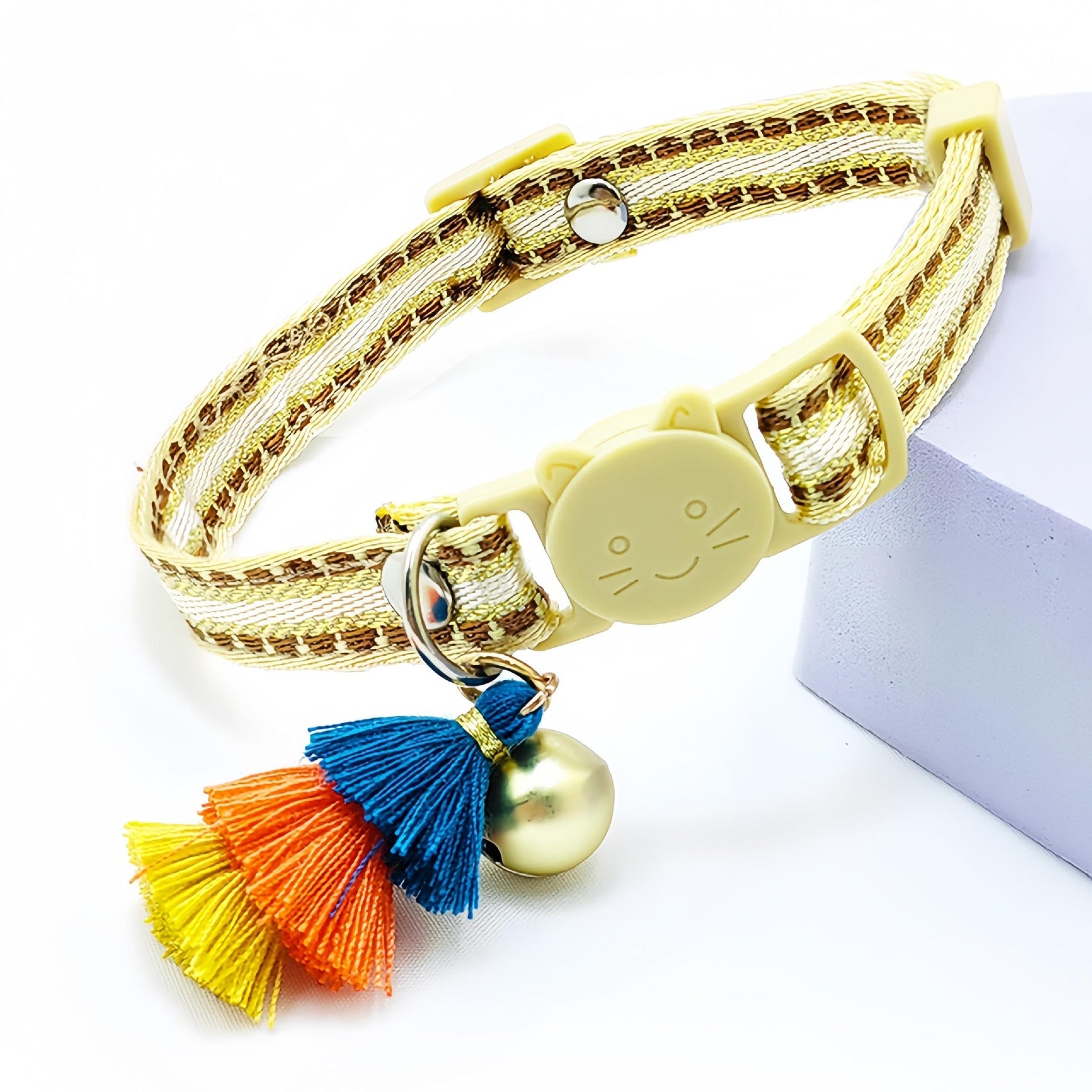 Mokka - Collier pour chat brodé